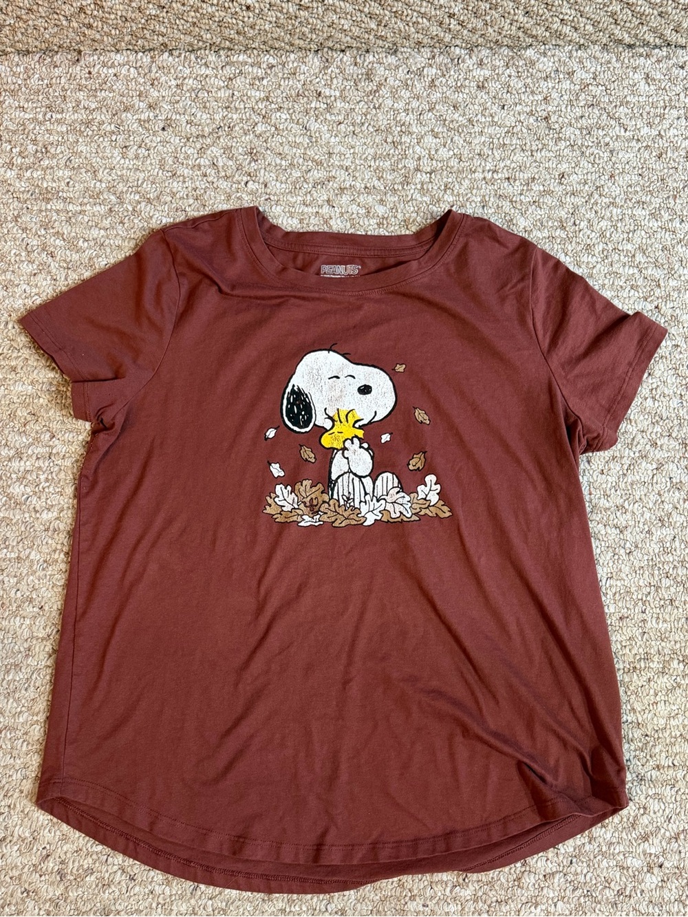Maurice’s Peanuts Fall Tee, Size Large
